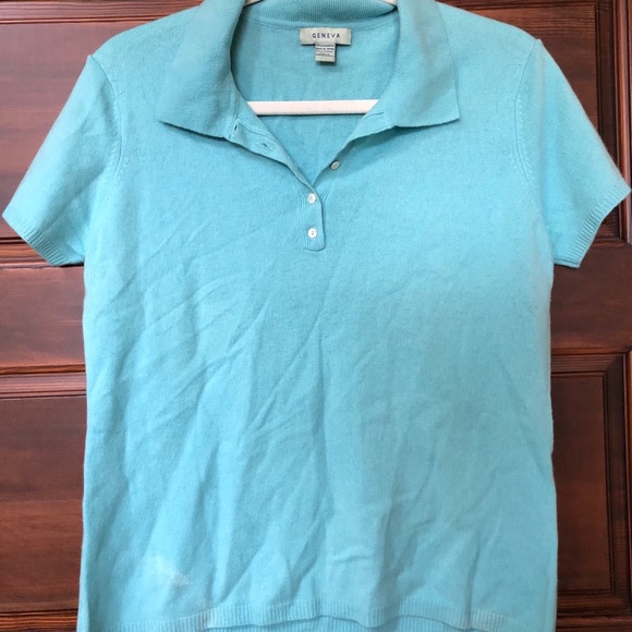 Geneva Tops - Geneva cashmere polo